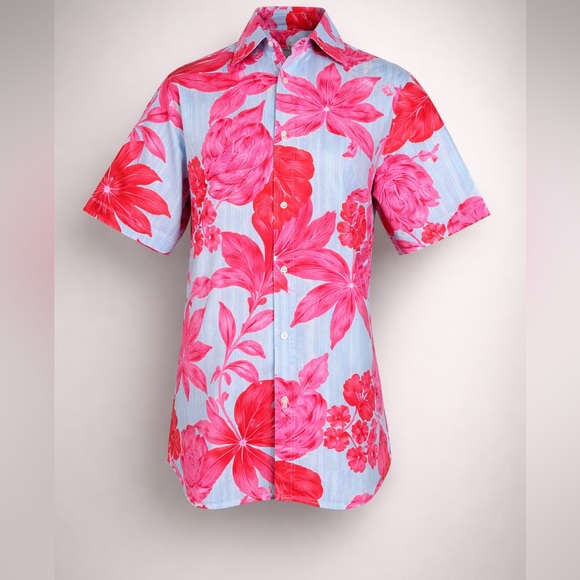 Vineyard Vines Tops - Vineyard Vines Kentucky Derby short-sleeved button-down shirt- XS